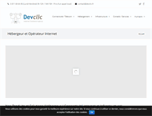 Tablet Screenshot of devclic.fr